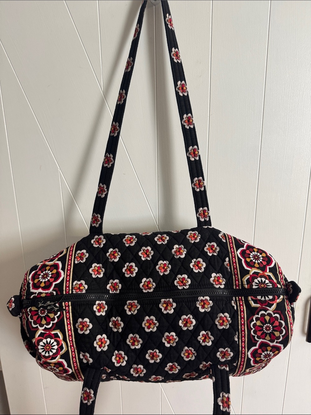 VERA BRADLEY BLACK PIROUETTE Duffle Bag - Picture 4 of 5
